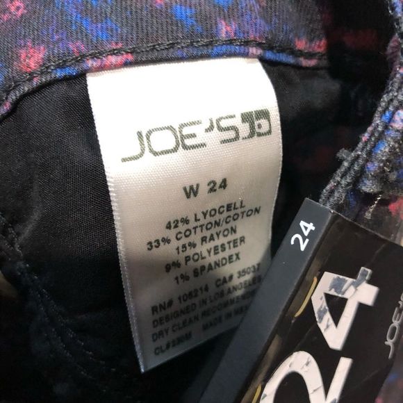 How’s jeans cobalt leopard print jeans - Picture 6 of 10